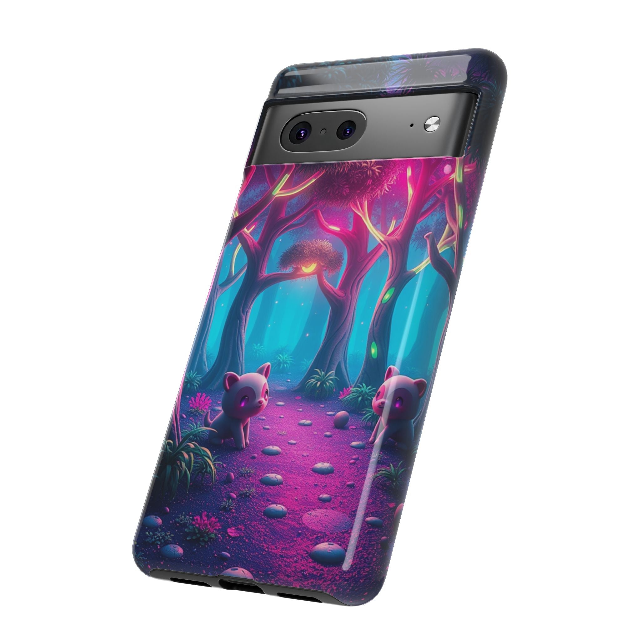 Mystical Forest Phone Case - Cute Animal Design, Tough Protection, Gift for Nature Lovers, Fantasy Decor, Phone Accessories, Eco-Friendly