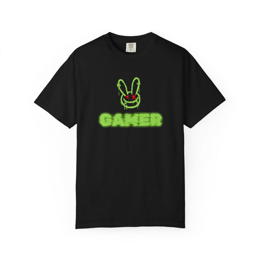 Gamer T-Shirt Neon Drip Gaming Shirt for Men Women Aesthetic Gaming Apparel Unisex Graphic Tee