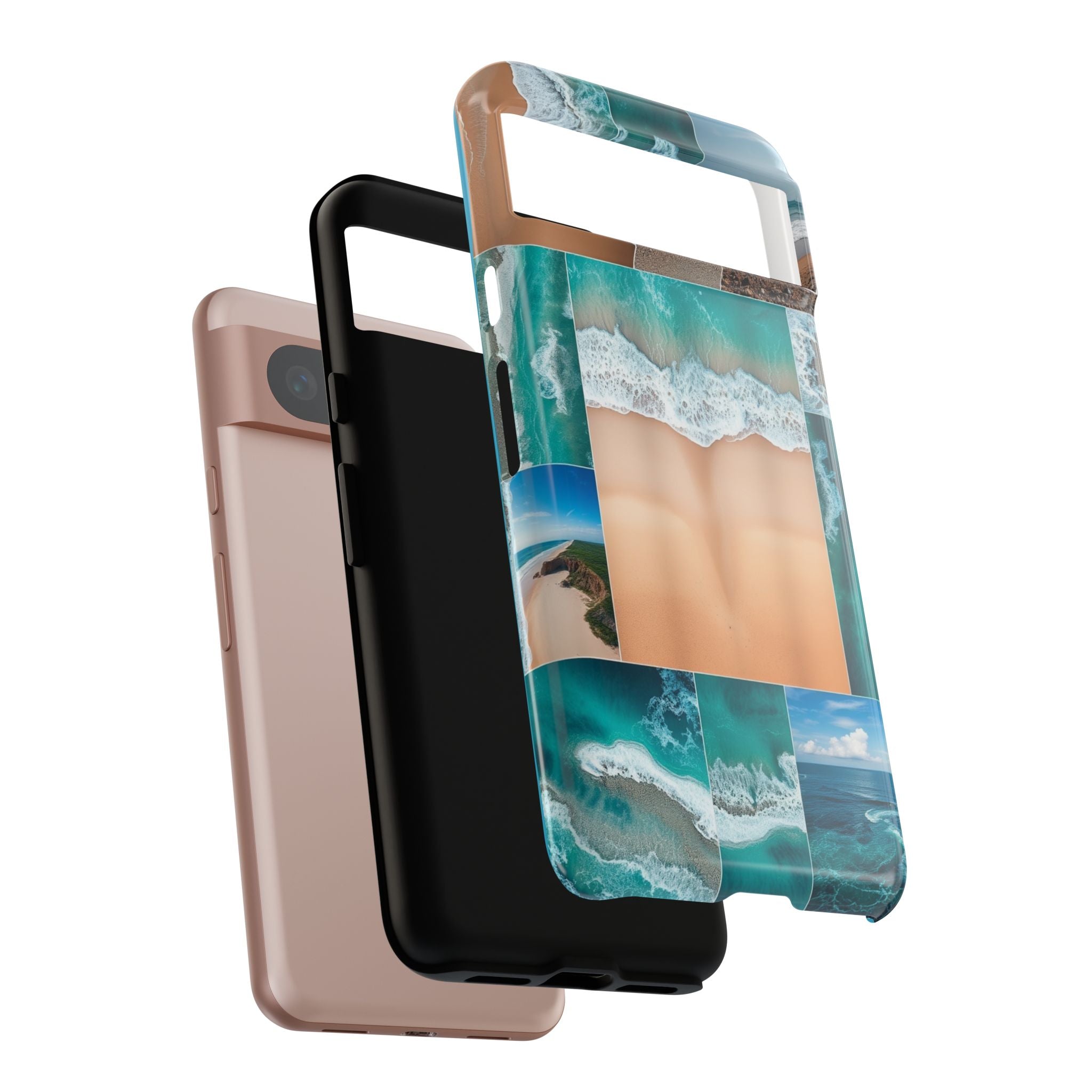 Beach Ocean Google Pixel Case Summer Vibe Coastal Tough Pixel Phone Case for Beach Lovers Travel Aesthetic Tropical Google Case Gift
