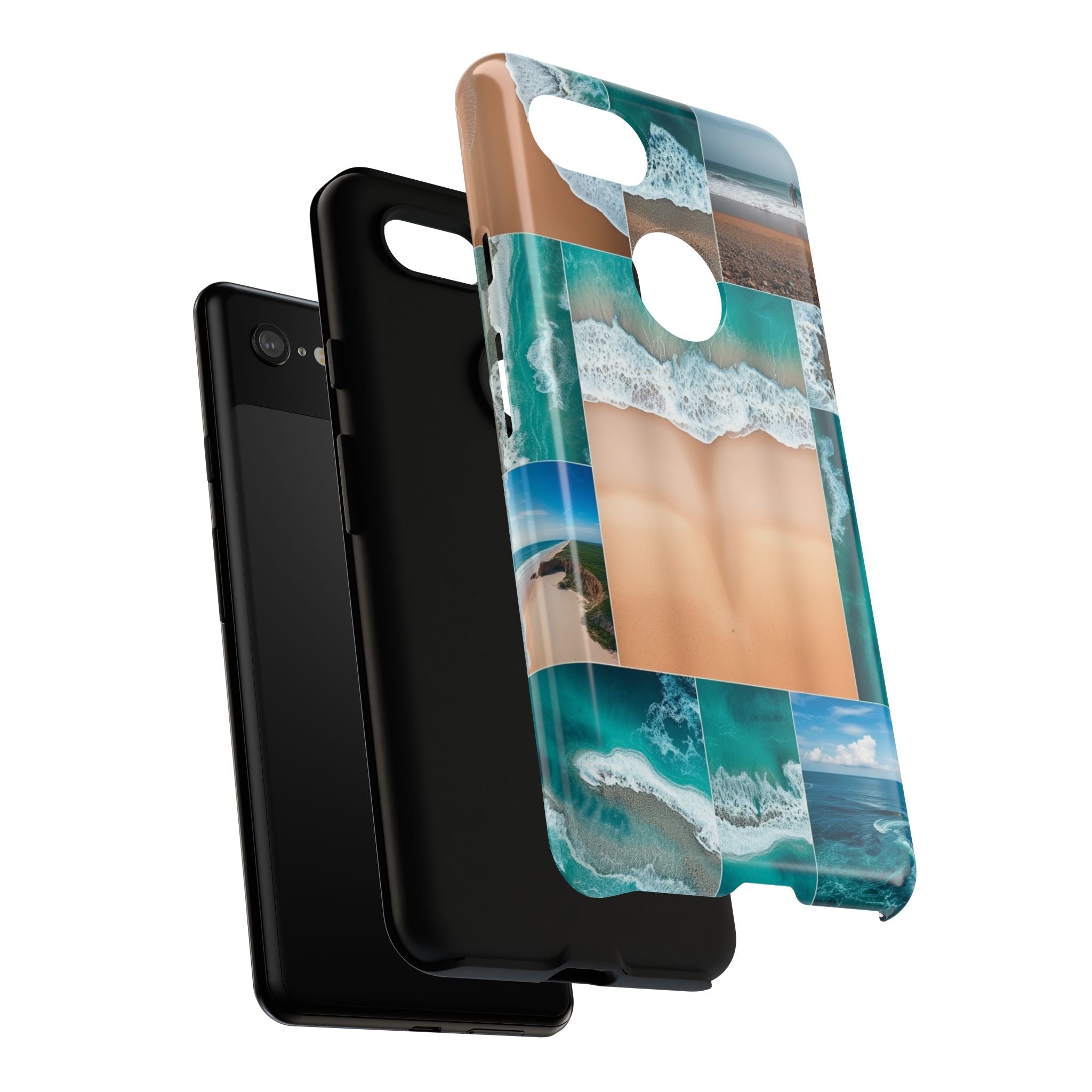 Beach Ocean Google Pixel Case Summer Vibe Coastal Tough Pixel Phone Case for Beach Lovers Travel Aesthetic Tropical Google Case Gift