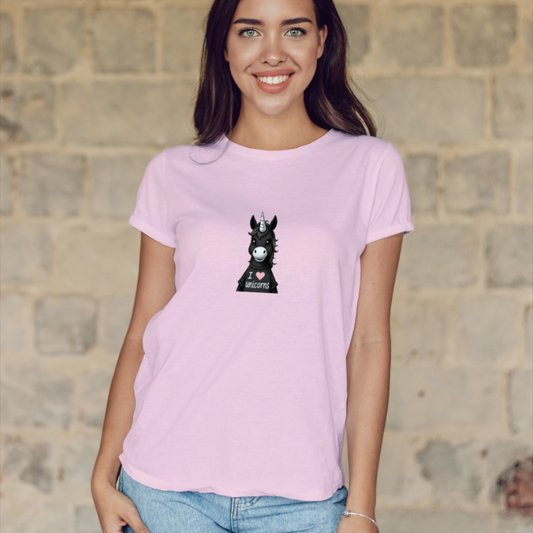 Funny Unicorn T-Shirt – “I Love Unicorns” Graphic Tee