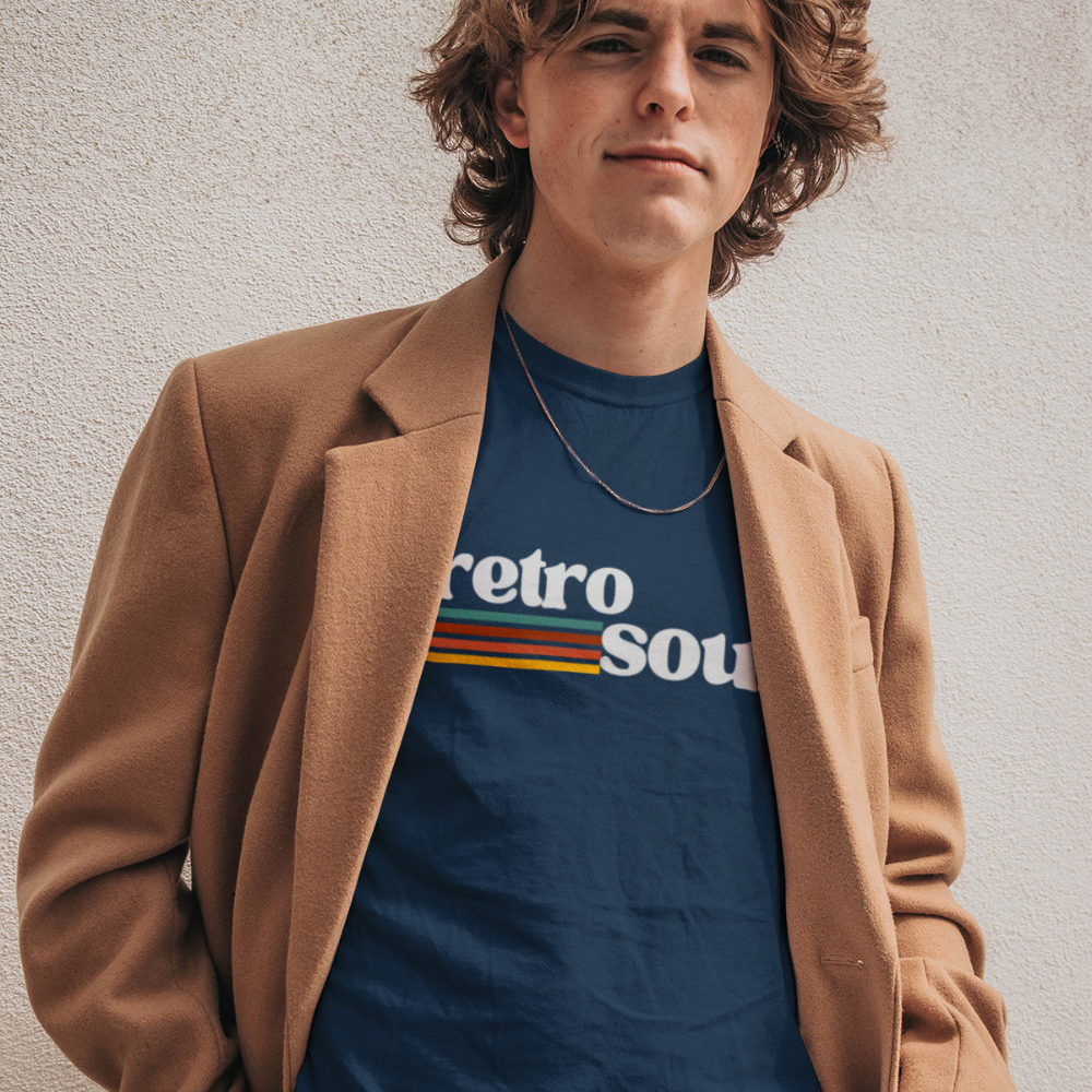 Retro Soul T-Shirt Vintage 70s Style Tee Aesthetic Graphic T-Shirt Retro Music Lover Shirt 90s Fashion Retro Vibes T-Shirt for Men Women