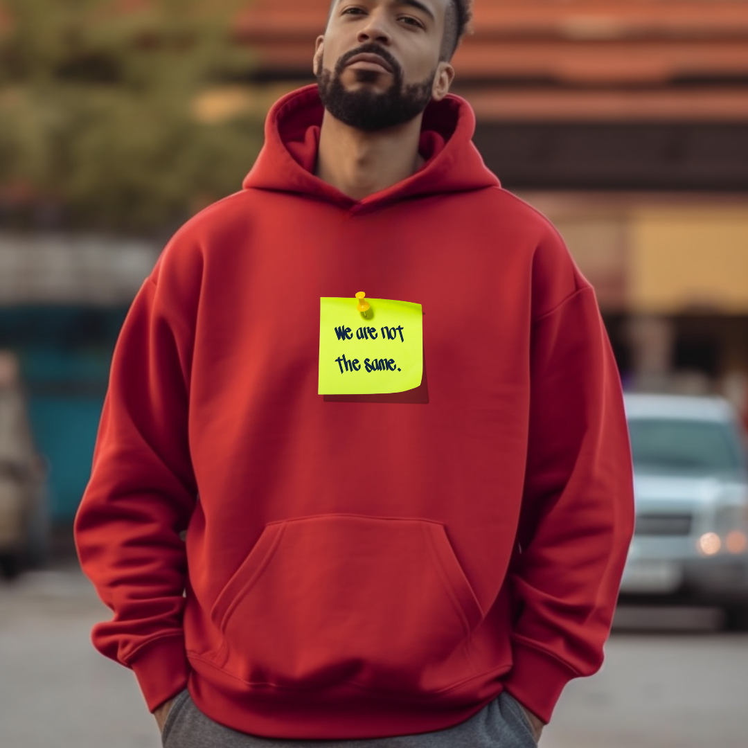 We Are Not The Same Hoodie Unisex Heavy-Blend Graphic Hoodie in Ash Gray Pullover Hoodie Gift for Friend
