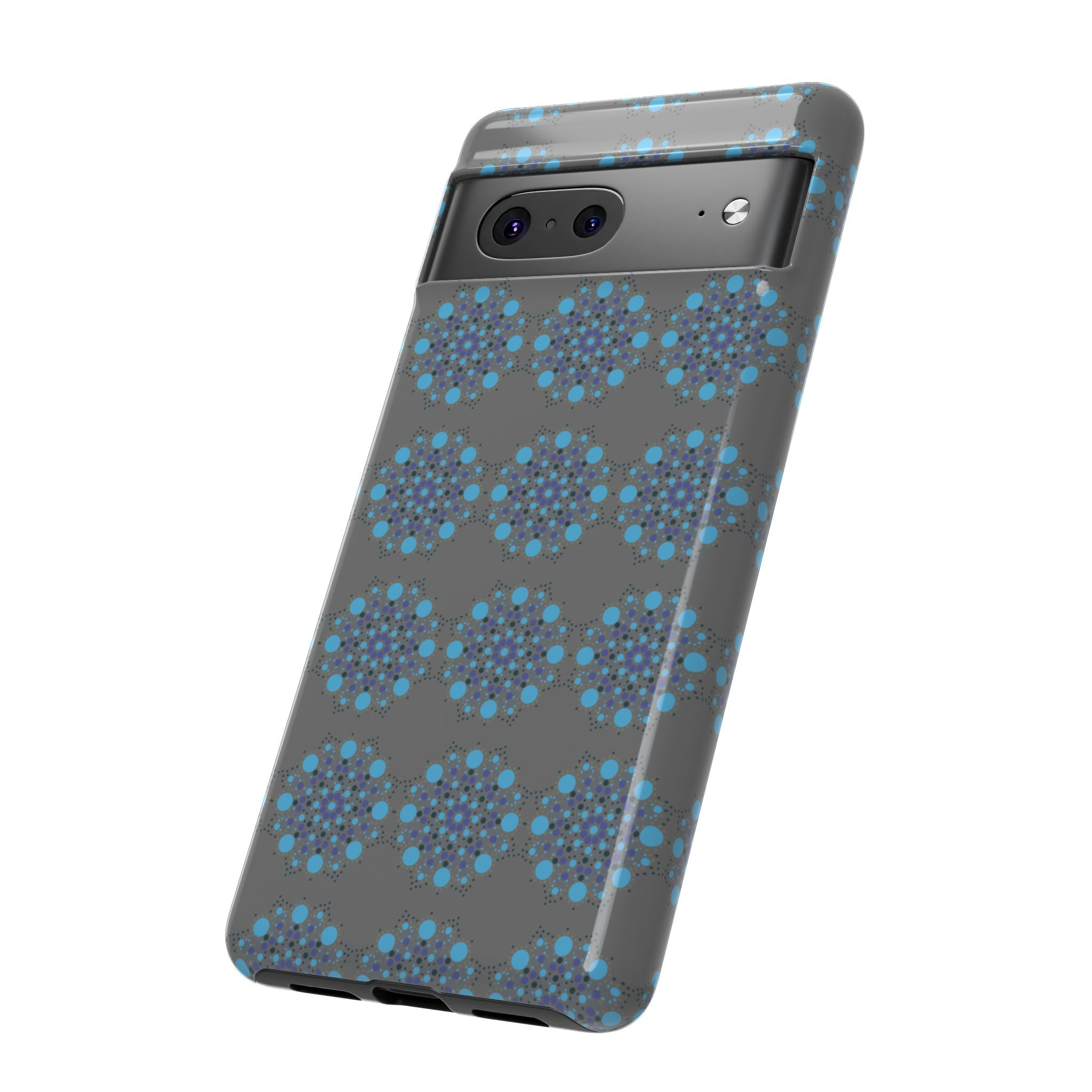 lue Geometric Phone Case for iPhone, Samsung, Google - Abstract Pattern, Protective Cover, Modern Art Phone Case, Gift for Her