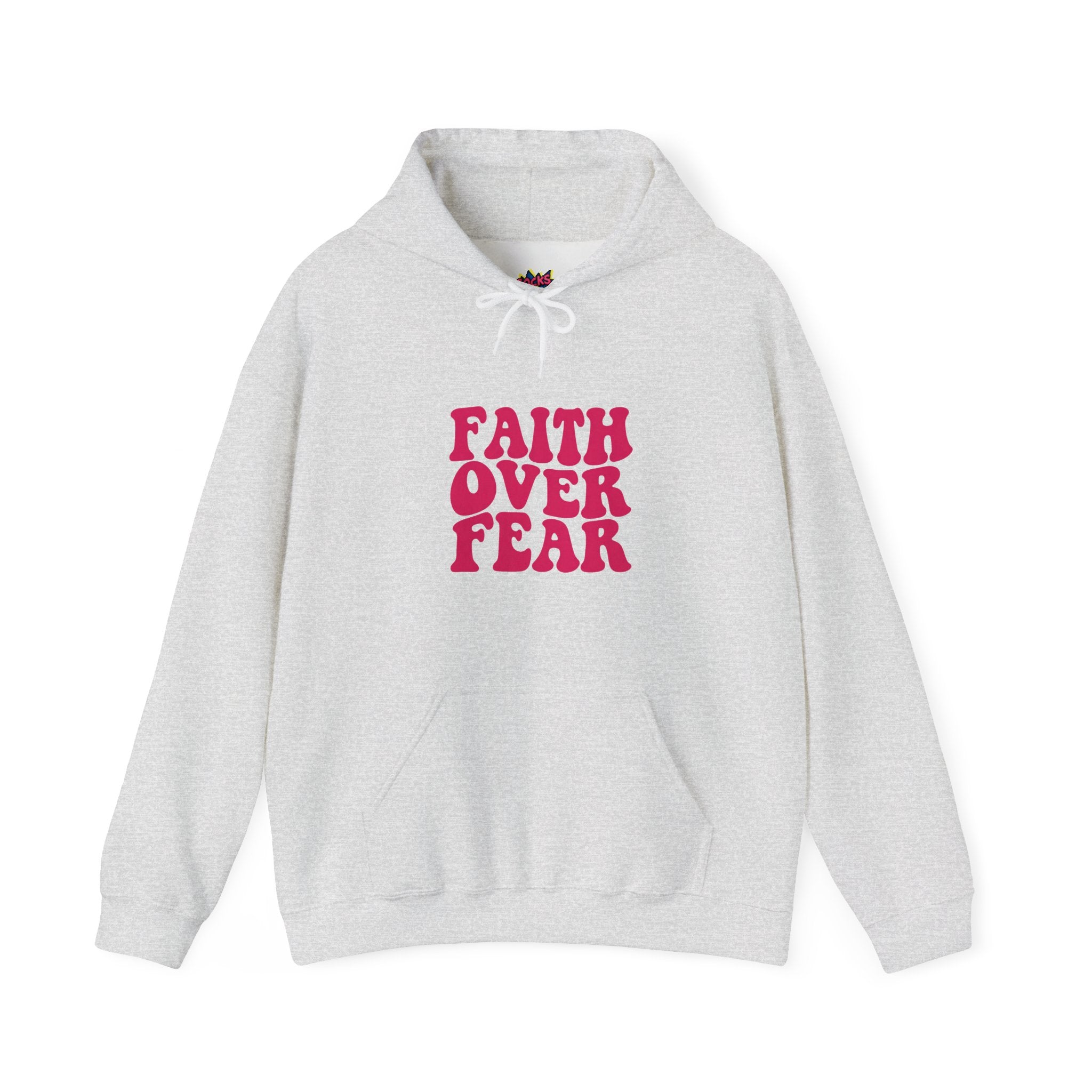 Faith Over Fear Hoodie – Retro Christian Graphic Sweatshirt
