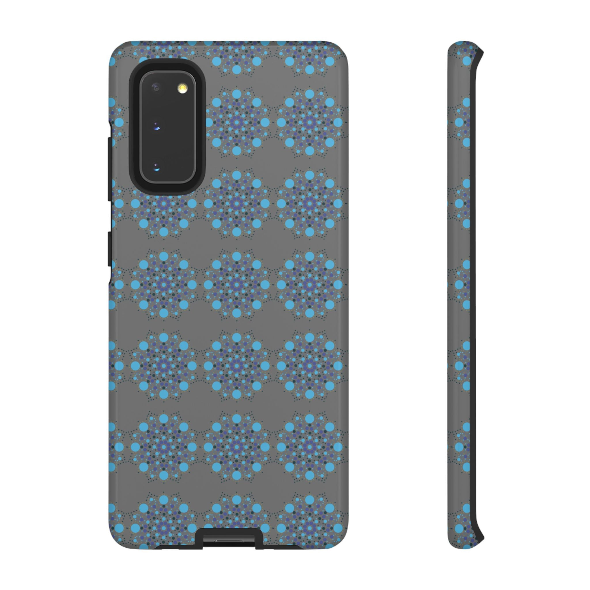 lue Geometric Phone Case for iPhone, Samsung, Google - Abstract Pattern, Protective Cover, Modern Art Phone Case, Gift for Her