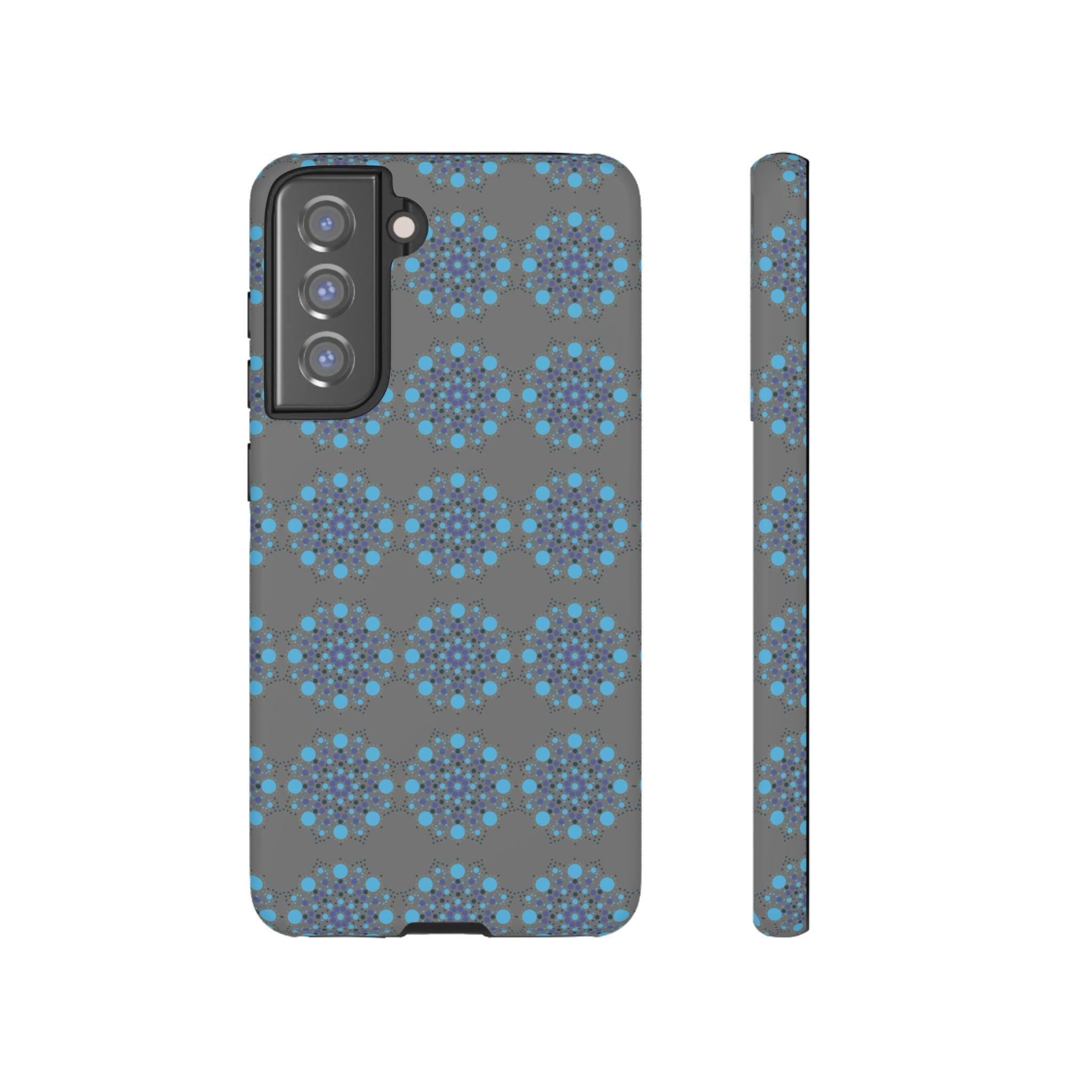 lue Geometric Phone Case for iPhone, Samsung, Google - Abstract Pattern, Protective Cover, Modern Art Phone Case, Gift for Her