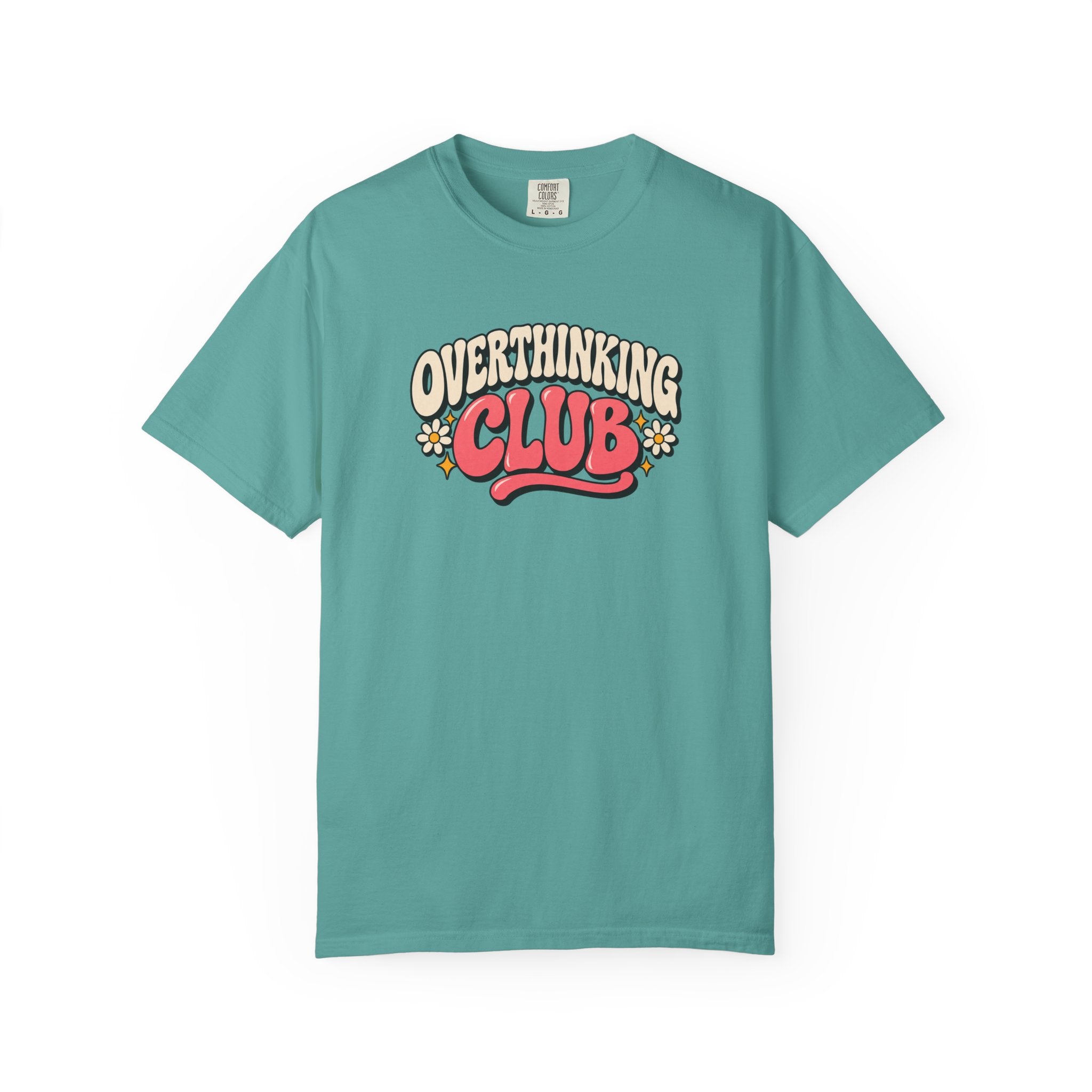 Overthinking Club Shirt – Funny Retro Graphic Tee