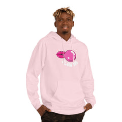 Blow Me Bubble Gum Unisex Hooded Sweatshirt