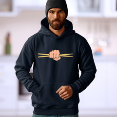 Drummer's Beat Hoodie: Unisex Drum Sticks Musician Apparel