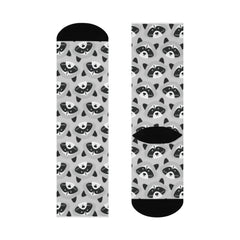 Raccoon Cushioned Crew Socks