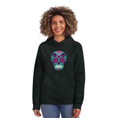 Sugar Skull Unisex Drummer Hoodie Skull Graphic Hoodie for Men ad Women's Hoodie