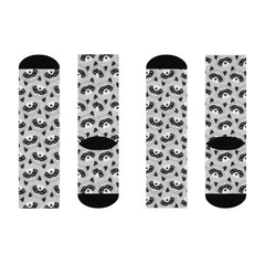 Raccoon Cushioned Crew Socks