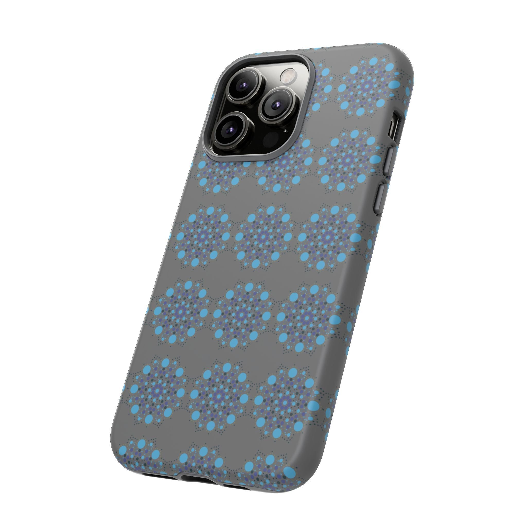 lue Geometric Phone Case for iPhone, Samsung, Google - Abstract Pattern, Protective Cover, Modern Art Phone Case, Gift for Her