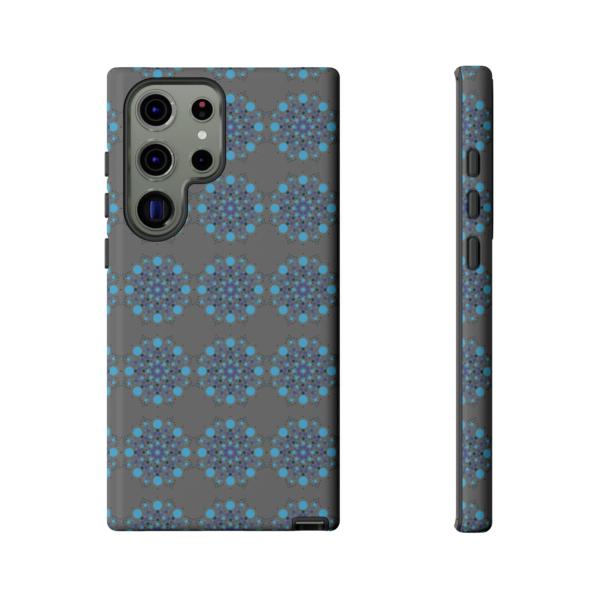 lue Geometric Phone Case for iPhone, Samsung, Google - Abstract Pattern, Protective Cover, Modern Art Phone Case, Gift for Her