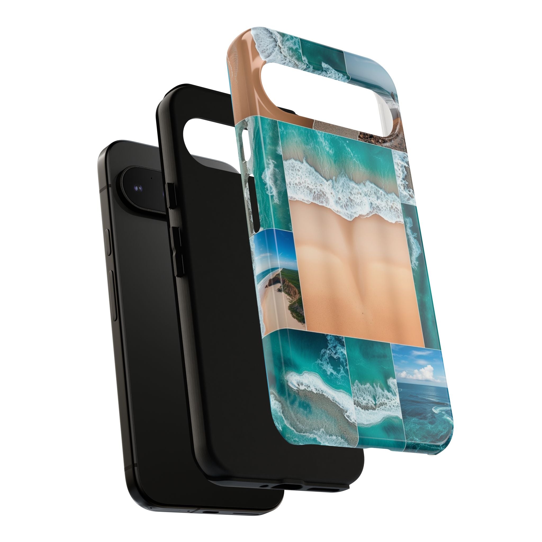 Beach Ocean Google Pixel Case Summer Vibe Coastal Tough Pixel Phone Case for Beach Lovers Travel Aesthetic Tropical Google Case Gift