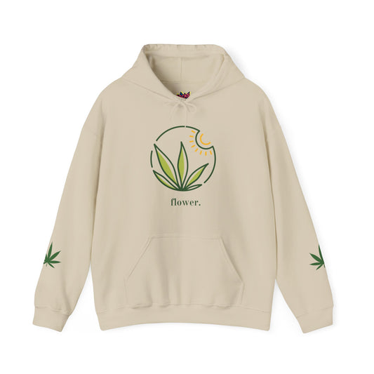Cannabis Flower Unisex Heavy Blend™ Hooded Sweatshirt