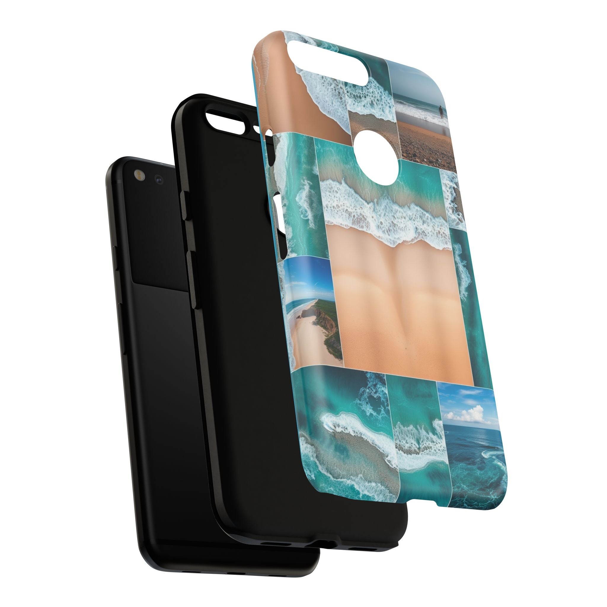 Beach Ocean Google Pixel Case Summer Vibe Coastal Tough Pixel Phone Case for Beach Lovers Travel Aesthetic Tropical Google Case Gift