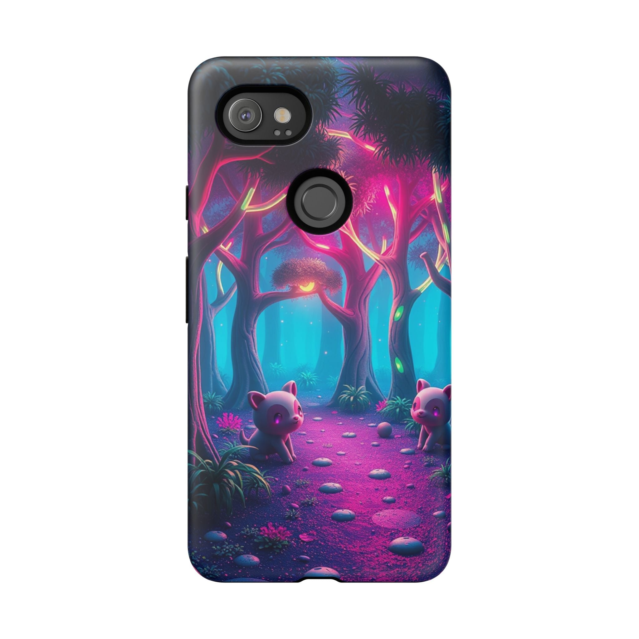 Mystical Forest Phone Case - Cute Animal Design, Tough Protection, Gift for Nature Lovers, Fantasy Decor, Phone Accessories, Eco-Friendly
