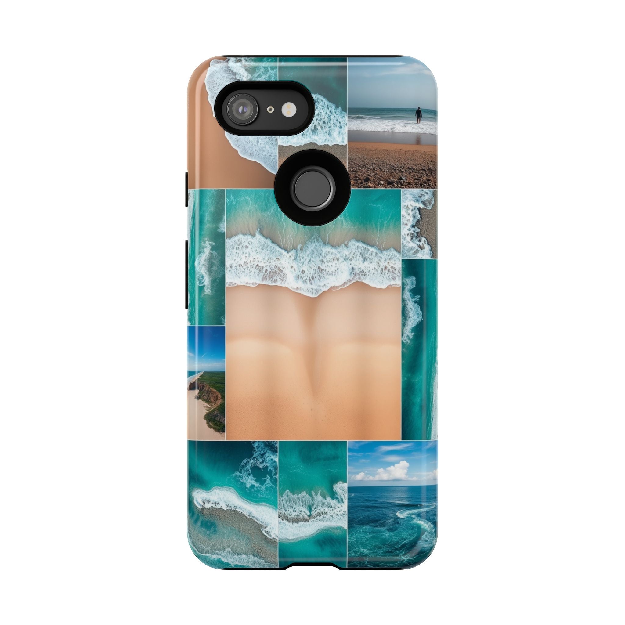 Beach Ocean Google Pixel Case Summer Vibe Coastal Tough Pixel Phone Case for Beach Lovers Travel Aesthetic Tropical Google Case Gift
