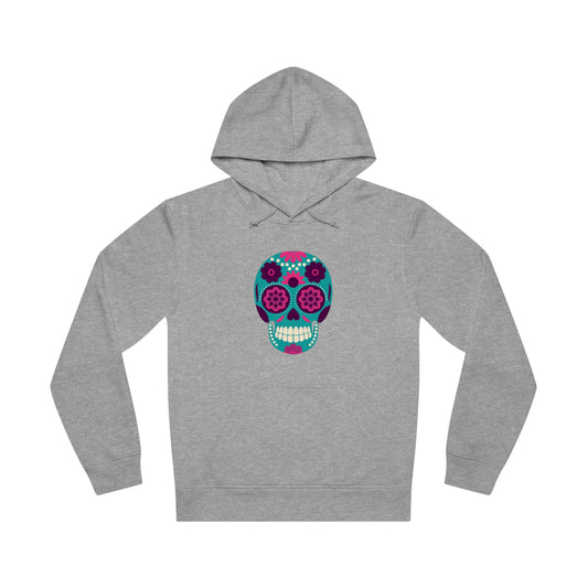 Sugar Skull Unisex Drummer Hoodie Skull Graphic Hoodie for Men ad Women's Hoodie