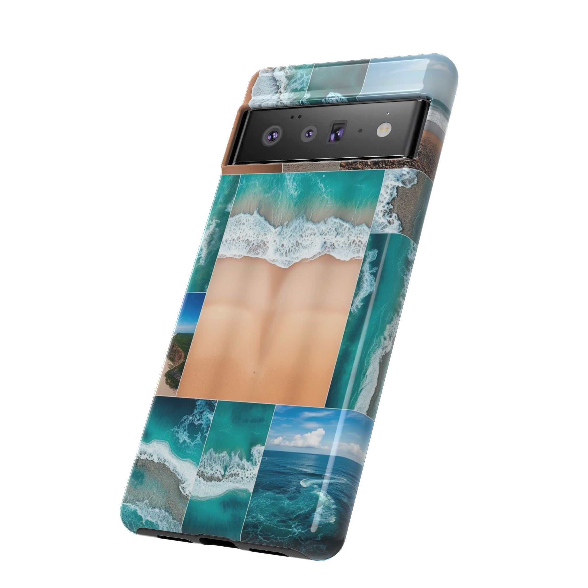 Beach Ocean Google Pixel Case Summer Vibe Coastal Tough Pixel Phone Case for Beach Lovers Travel Aesthetic Tropical Google Case Gift