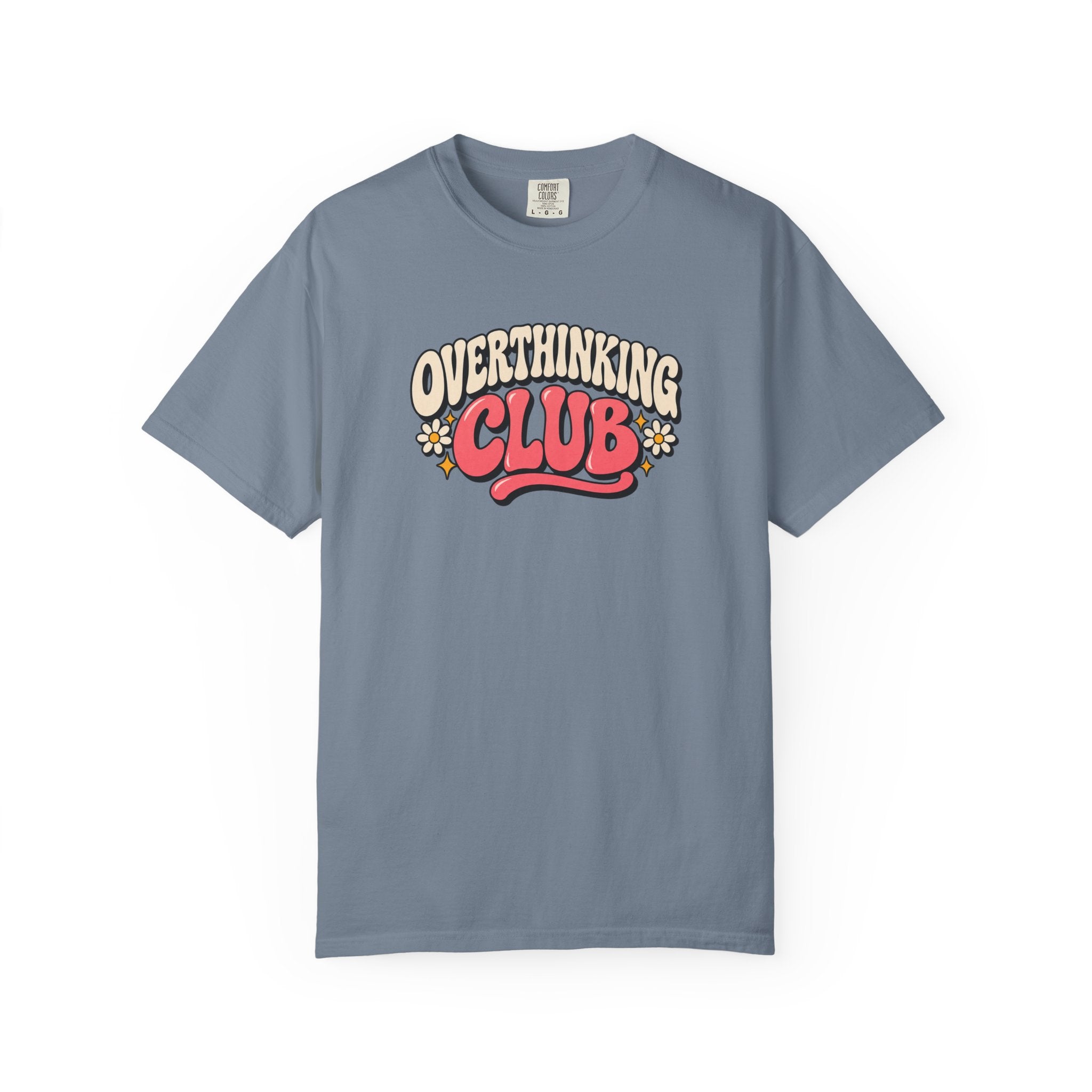Overthinking Club Shirt – Funny Retro Graphic Tee
