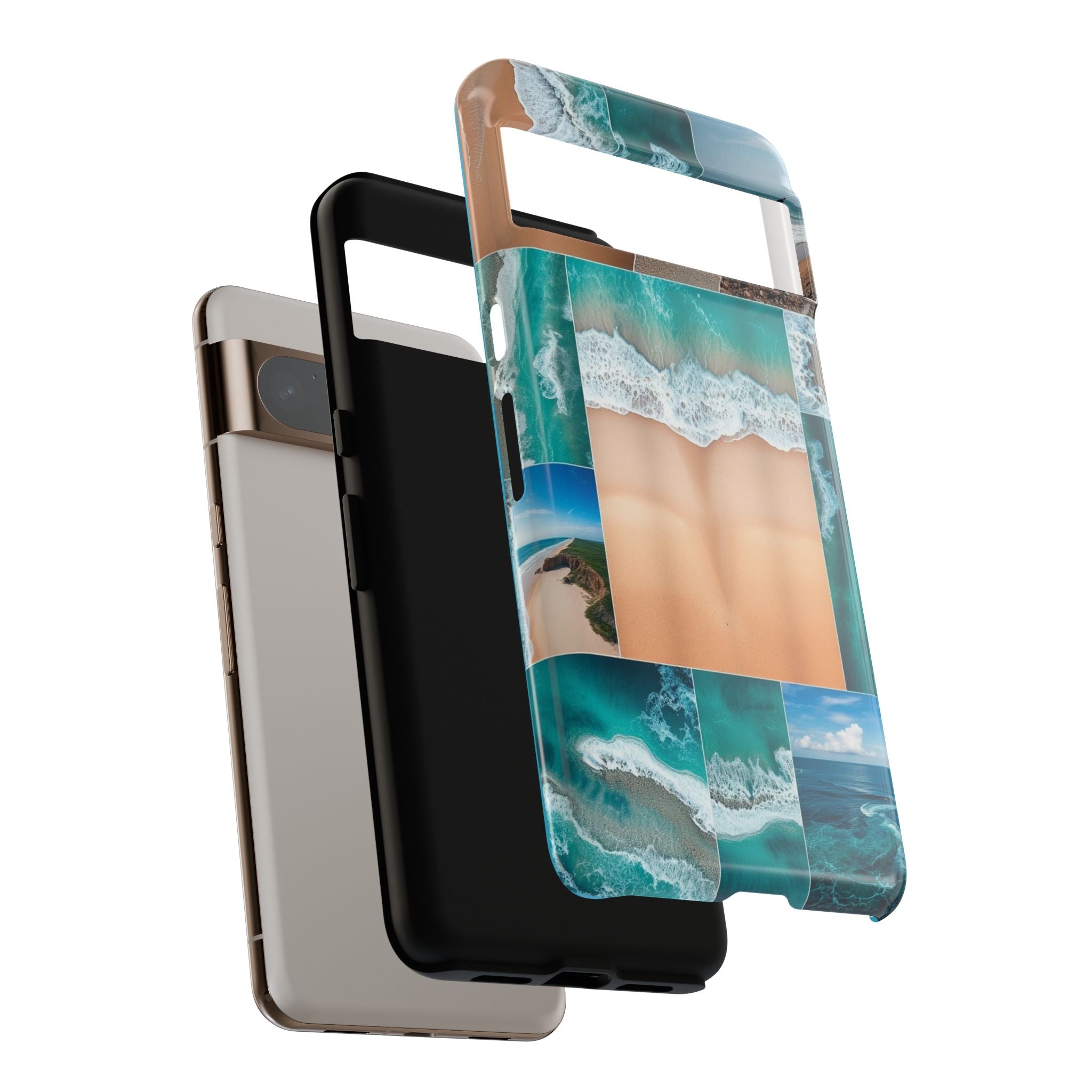 Beach Ocean Google Pixel Case Summer Vibe Coastal Tough Pixel Phone Case for Beach Lovers Travel Aesthetic Tropical Google Case Gift