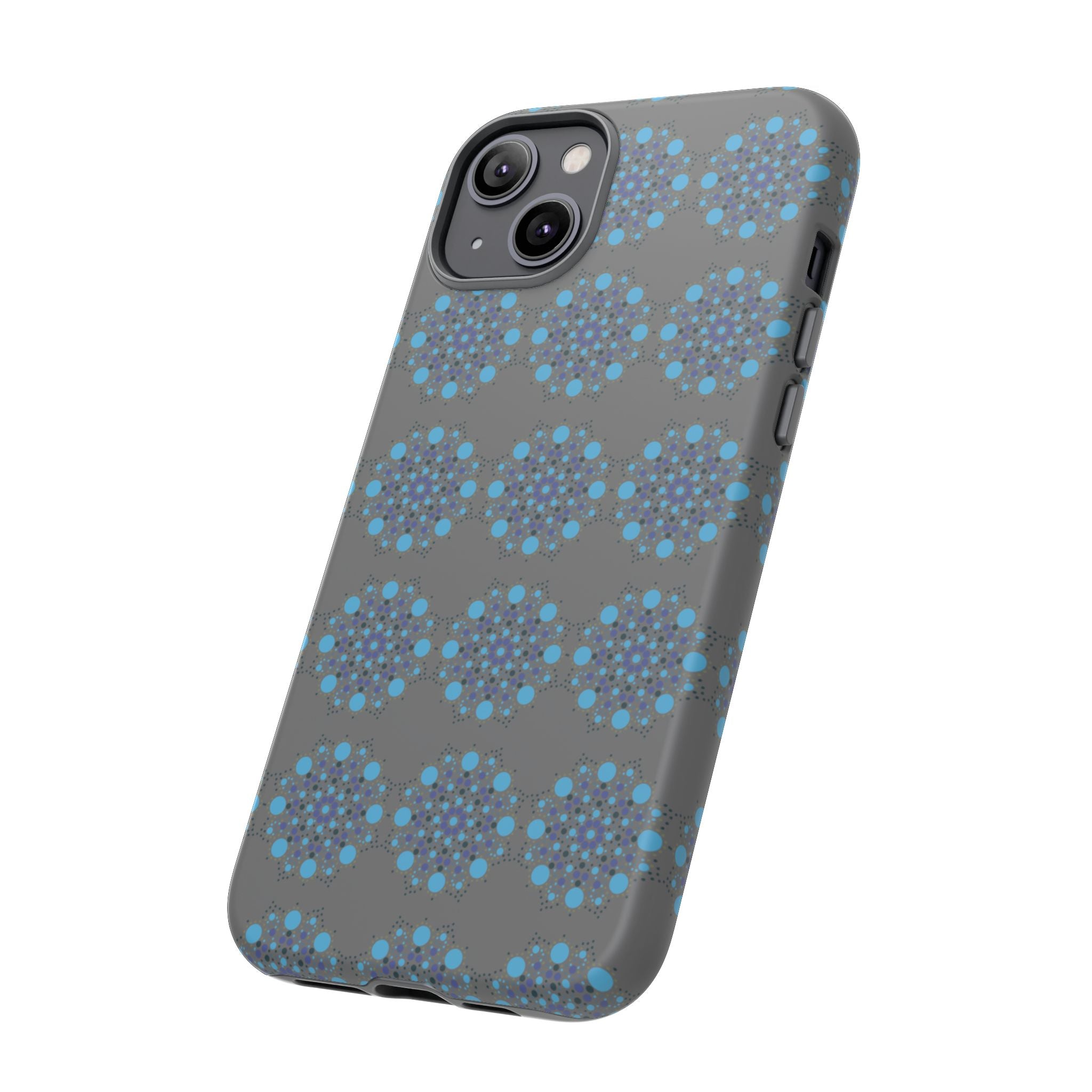 lue Geometric Phone Case for iPhone, Samsung, Google - Abstract Pattern, Protective Cover, Modern Art Phone Case, Gift for Her