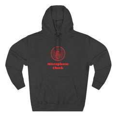 Microphone Check Three-Panel Fleece Hoodie