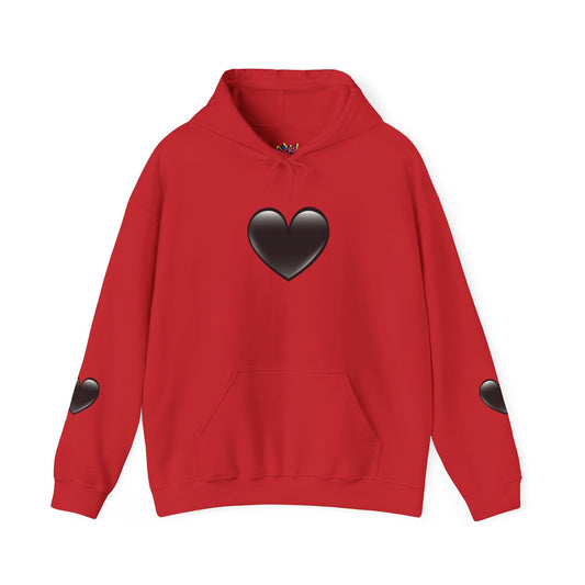 Black Heart's Club Gothic Hoodie Unisex Heavy Blend™ Hooded Sweatshirt