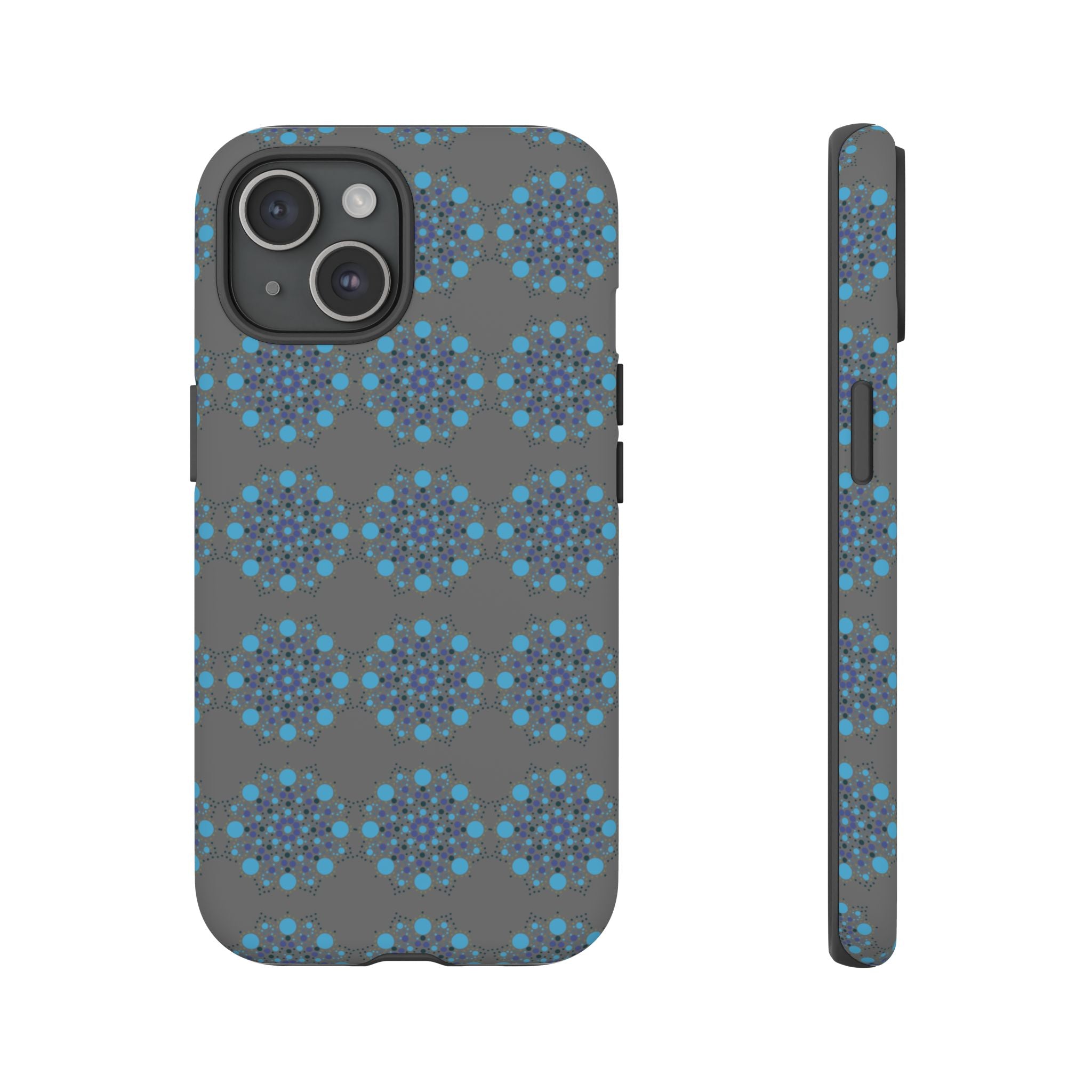 lue Geometric Phone Case for iPhone, Samsung, Google - Abstract Pattern, Protective Cover, Modern Art Phone Case, Gift for Her