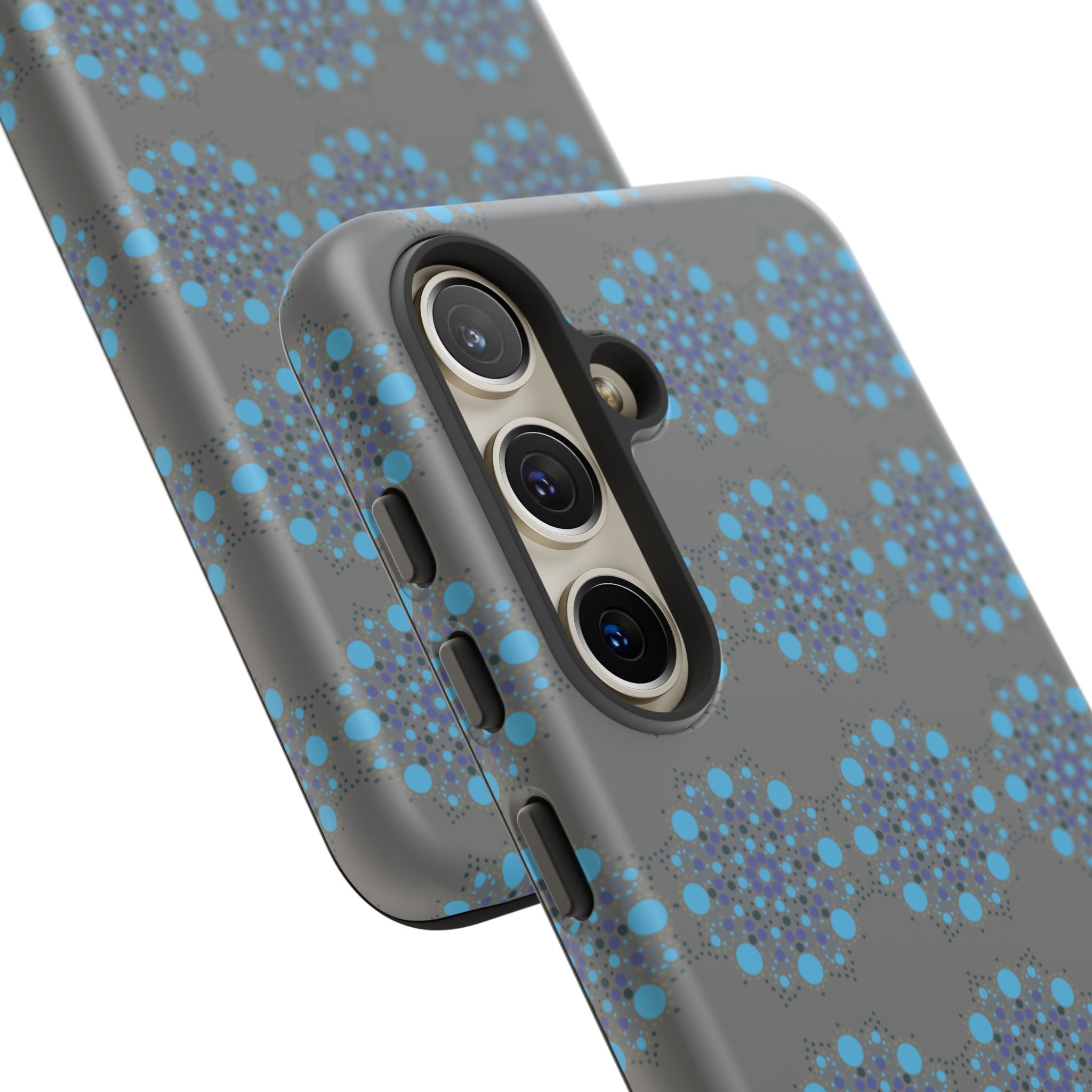 lue Geometric Phone Case for iPhone, Samsung, Google - Abstract Pattern, Protective Cover, Modern Art Phone Case, Gift for Her