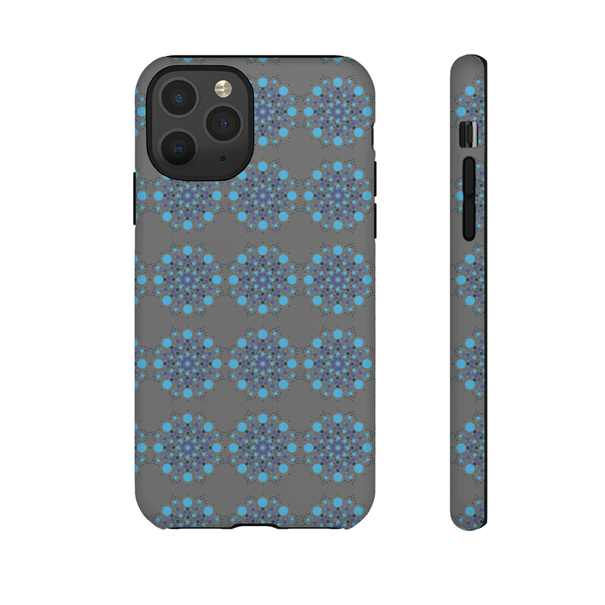 lue Geometric Phone Case for iPhone, Samsung, Google - Abstract Pattern, Protective Cover, Modern Art Phone Case, Gift for Her