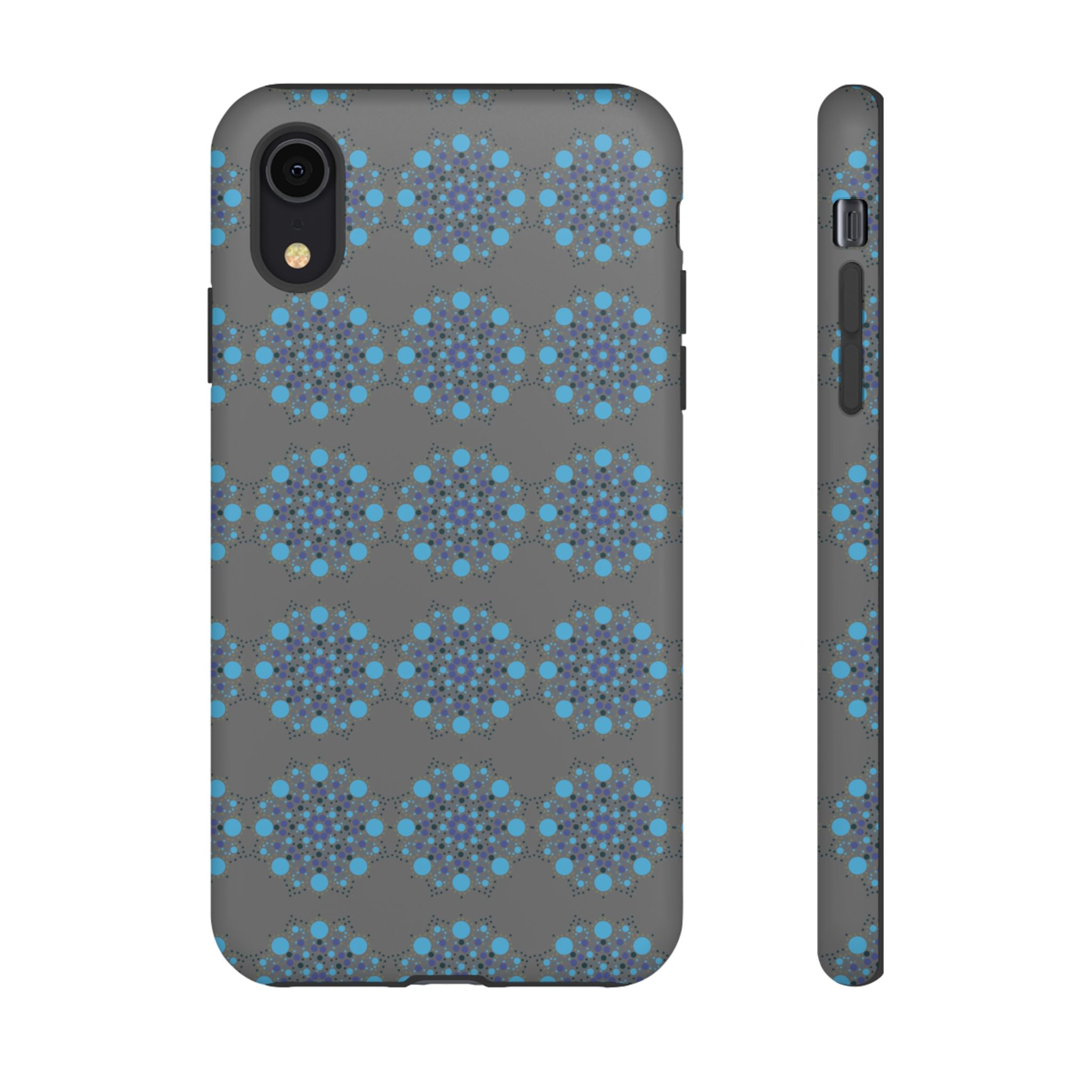 lue Geometric Phone Case for iPhone, Samsung, Google - Abstract Pattern, Protective Cover, Modern Art Phone Case, Gift for Her