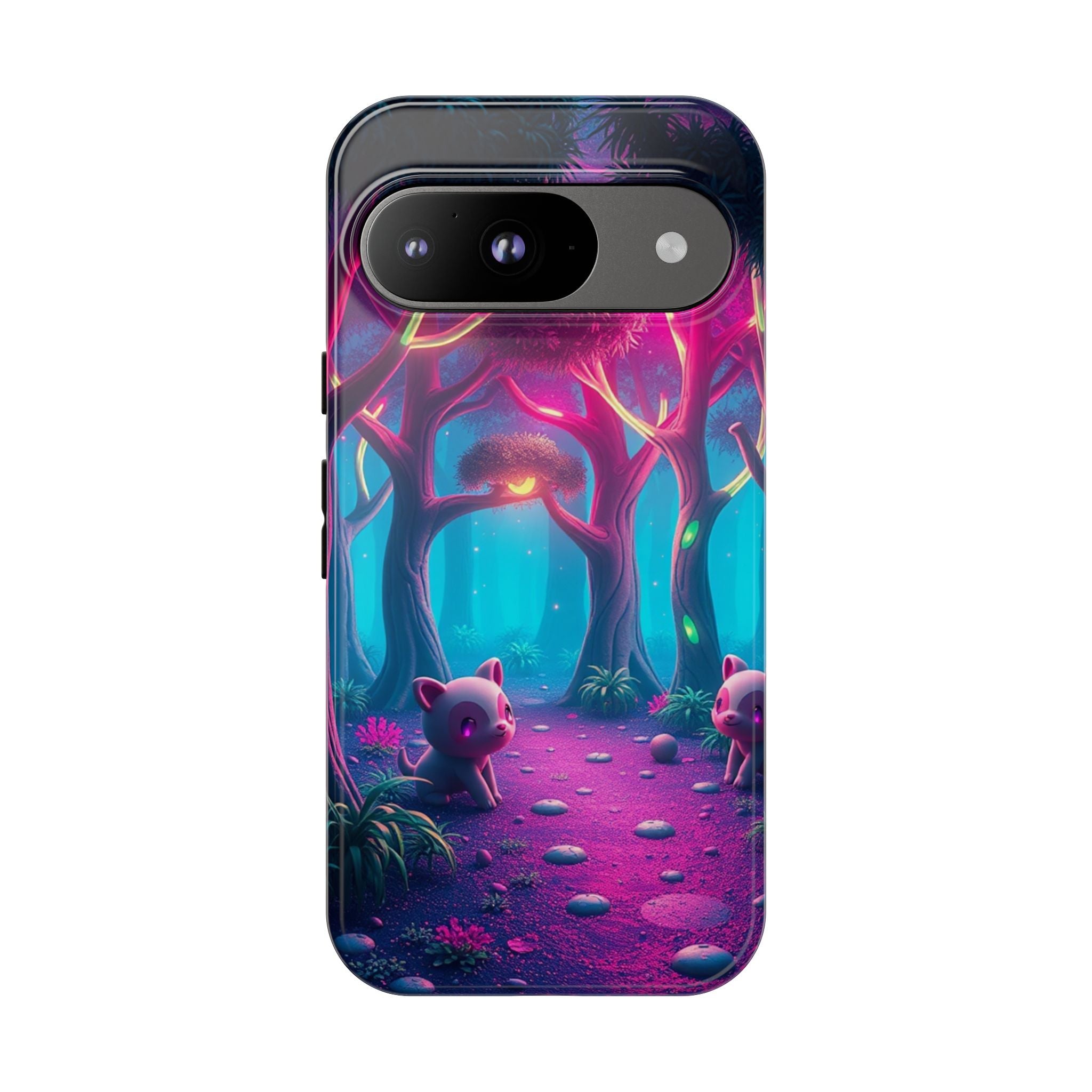 Mystical Forest Phone Case - Cute Animal Design, Tough Protection, Gift for Nature Lovers, Fantasy Decor, Phone Accessories, Eco-Friendly