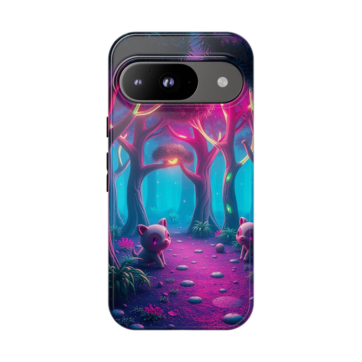 Mystical Forest Phone Case - Cute Animal Design, Tough Protection, Gift for Nature Lovers, Fantasy Decor, Phone Accessories, Eco-Friendly