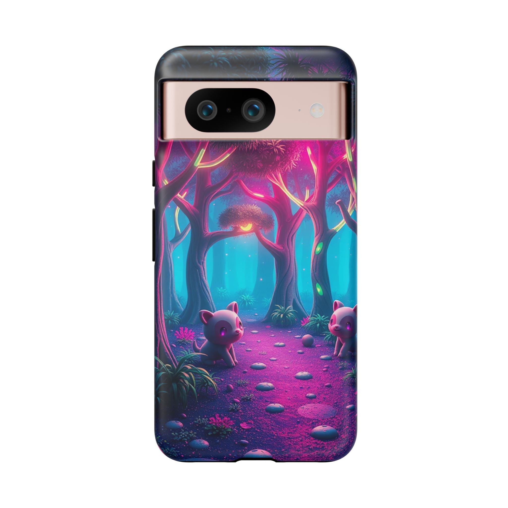 Mystical Forest Phone Case - Cute Animal Design, Tough Protection, Gift for Nature Lovers, Fantasy Decor, Phone Accessories, Eco-Friendly