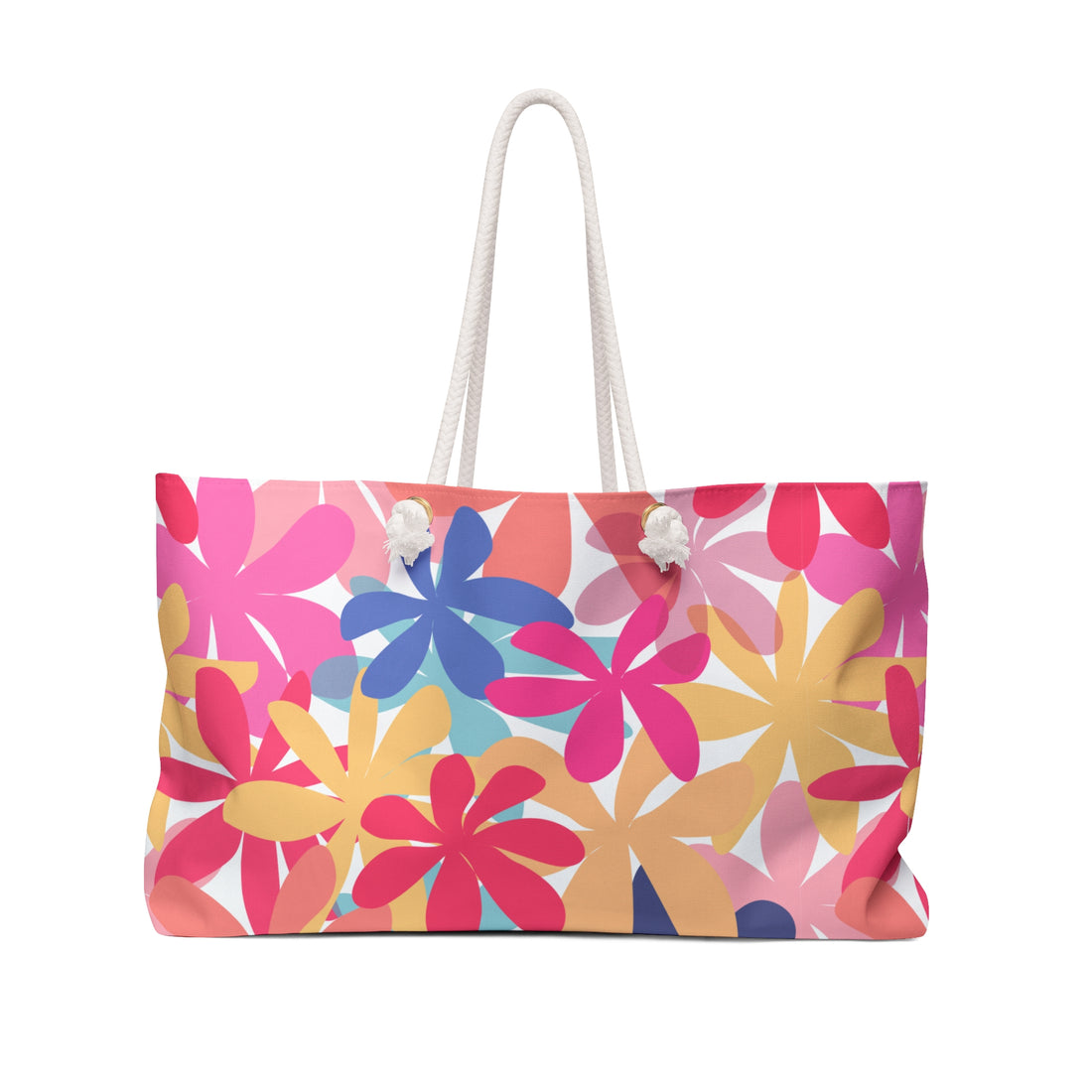 Colorful Floral Weekender Bag
