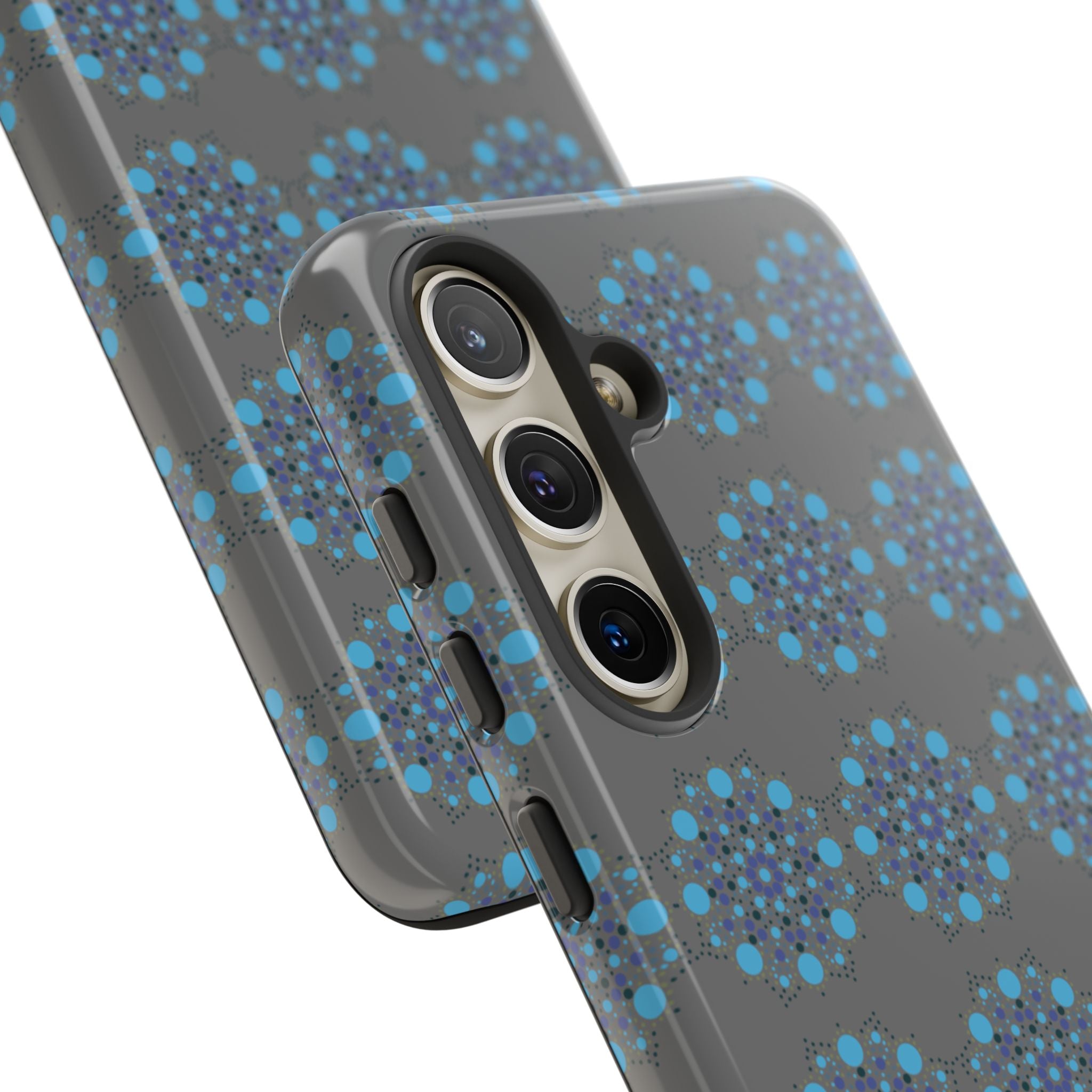 lue Geometric Phone Case for iPhone, Samsung, Google - Abstract Pattern, Protective Cover, Modern Art Phone Case, Gift for Her