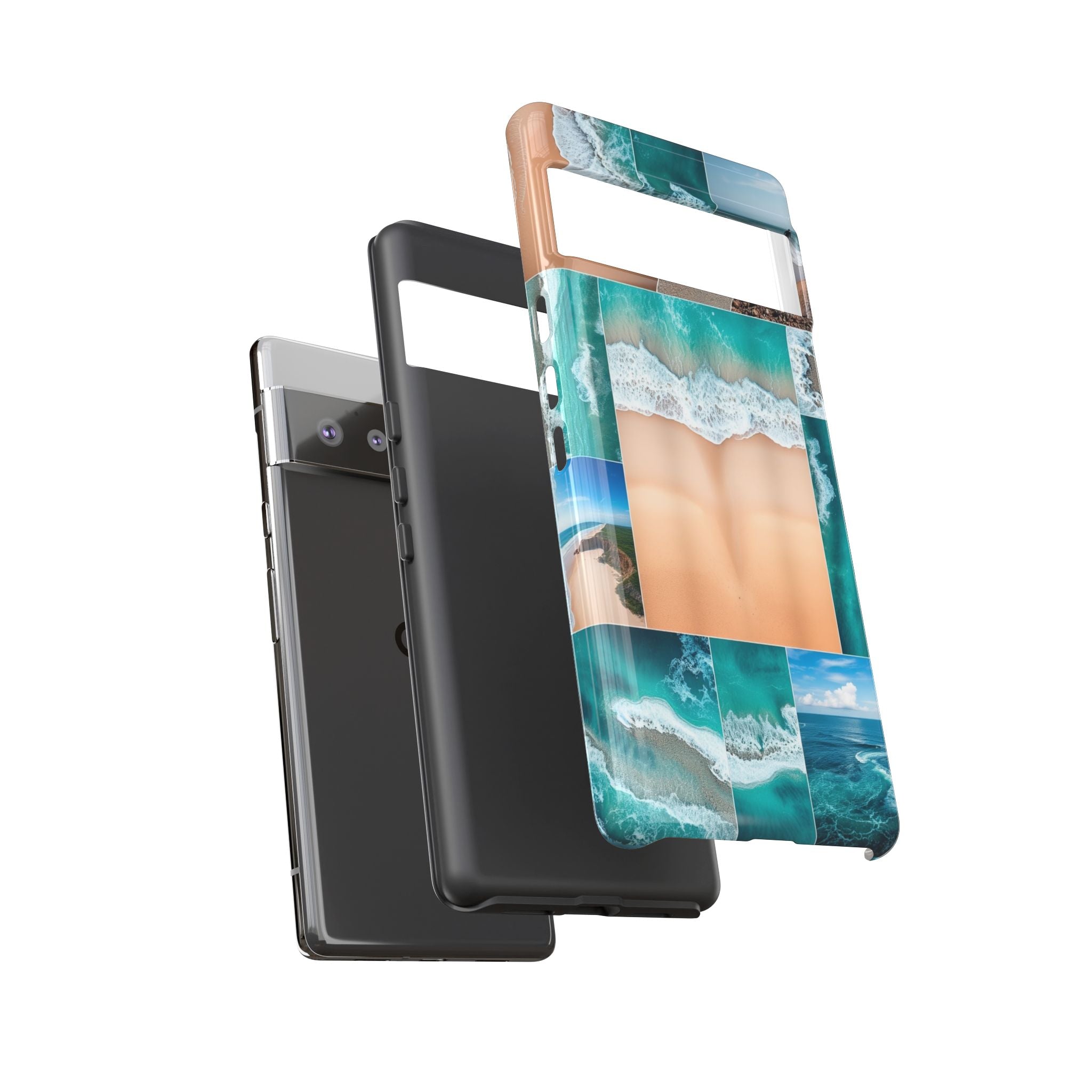 Beach Ocean Google Pixel Case Summer Vibe Coastal Tough Pixel Phone Case for Beach Lovers Travel Aesthetic Tropical Google Case Gift