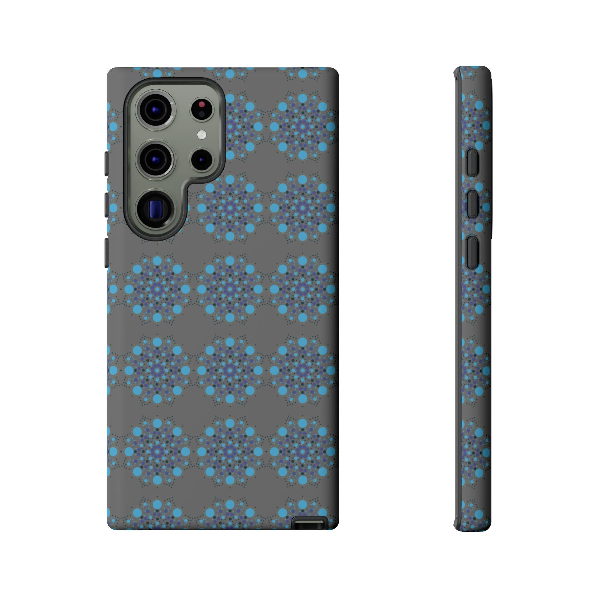 lue Geometric Phone Case for iPhone, Samsung, Google - Abstract Pattern, Protective Cover, Modern Art Phone Case, Gift for Her