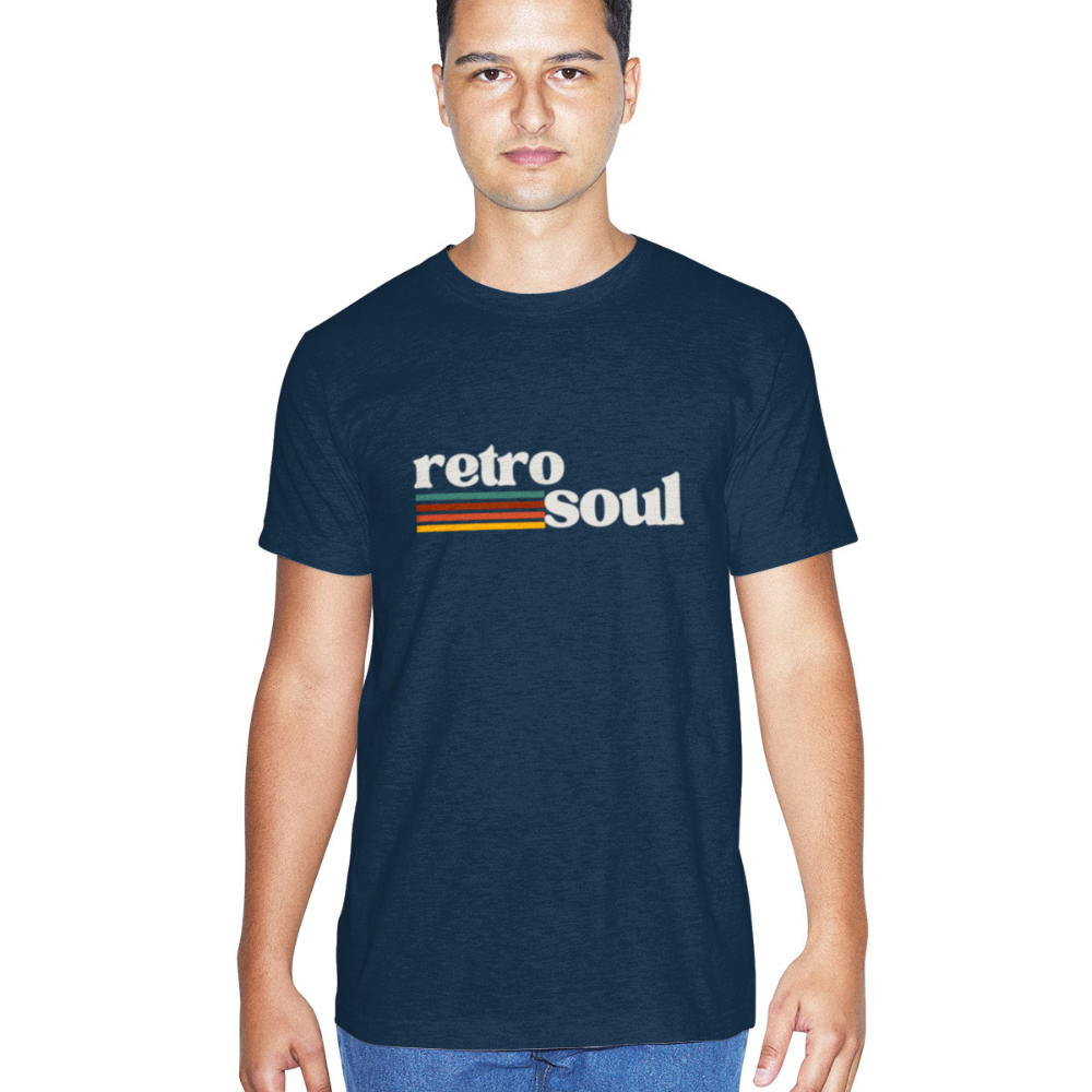 Retro Soul T-Shirt Vintage 70s Style Tee Aesthetic Graphic T-Shirt Retro Music Lover Shirt 90s Fashion Retro Vibes T-Shirt for Men Women