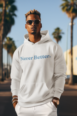Positive Vibes Hoodie Unisex Ash Gray Hoodie Heavy Blend Cozy Hoodie