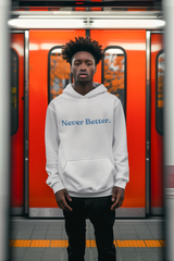 Positive Vibes Ash Gray Hoodie – Unisex Heavy-Blend Sweatshirt