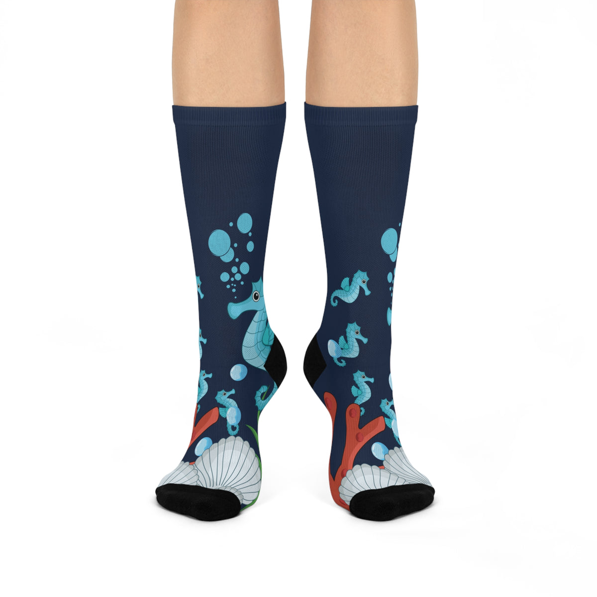 Seahorse Ocean Socks