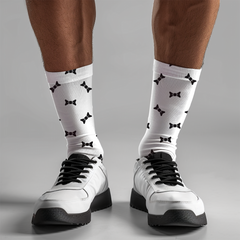 Tuxedo Wedding Socks: Cushioned Crew Socks for Groom & Groomsmen